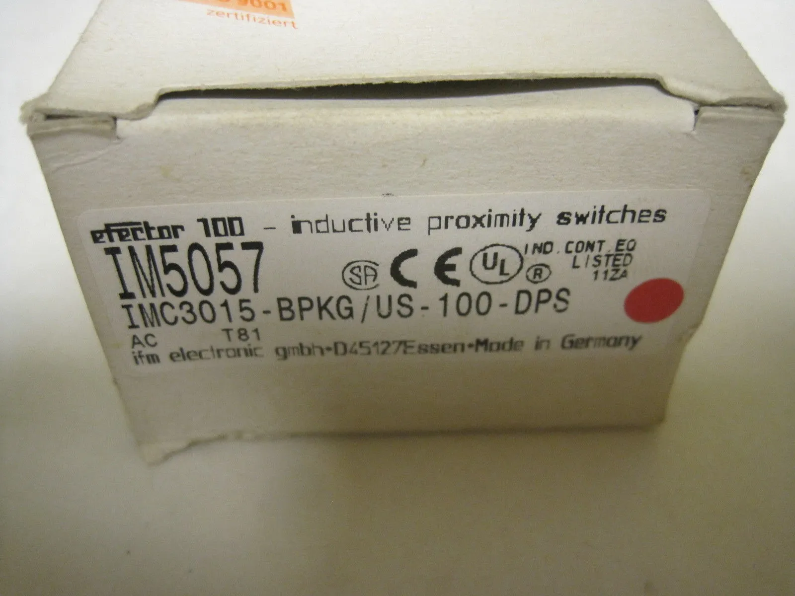 NEW EFECTOR IM5057 PROXIMITY SWITCH