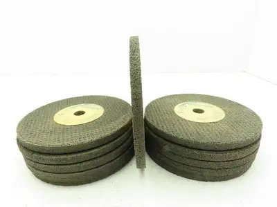 Norton 37C20-R5BRA-X376C Grinding Wheel 6"x 3/8"x 5/8"   Lot of 11