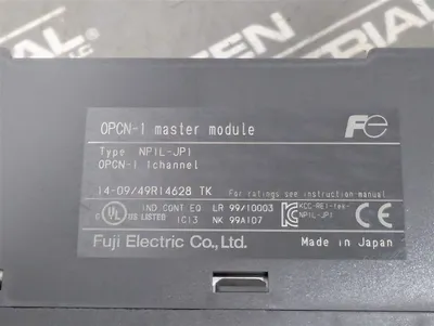 Fuji Electric 0PCN-1 MICREX-SX Single Channel Master Module NP1L-JP1 Used