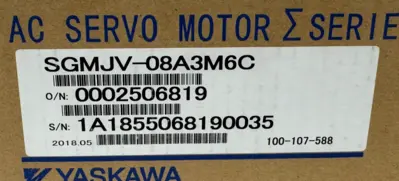 NEW YASKAWA SGMJV-08A3M6C SERVO MOTOR SGMJV08A3M6C