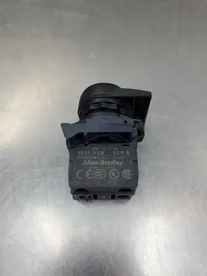 USED Allen-Bradley 800F-N3W/800F-X10 LED Blue Pushbutton Switch