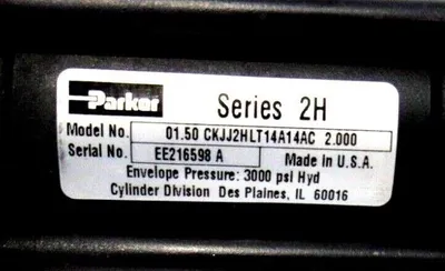 NEW PARKER 01.50 CKJJ2HLT14A14AC 2.000 CYLINDER 0150CKJJ2HLT14A14AC2000