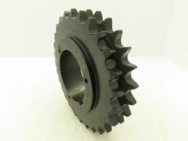 Browning D80R27 Roller Chain Sprocket Double #80/1 Chain 27-Tooth R1 Bushing