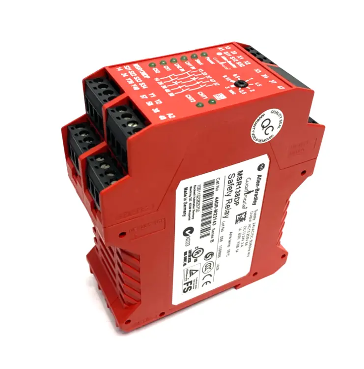 Used ALLEN-BRADLEY SER. B GUARDMASTER MSR138DP SAFETY RELAY Relays & Switches | Maverick Industrial Sales #1102886