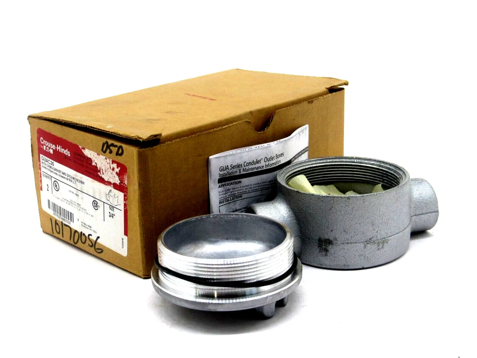 NEW EATON CROUSE-HINDS GUAC26 CONDUIT OUTLET BOX