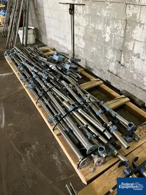 USED BUCHI 107/107 Liter Buchi Kilo Lab Reactor Train System, Glass Lined