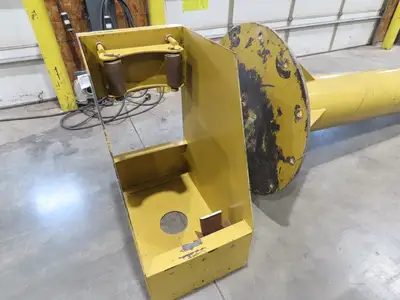 Contrx 2 Ton 4000 Lb Free Standing Jib Crane 14' Span 12' Height Under Beam