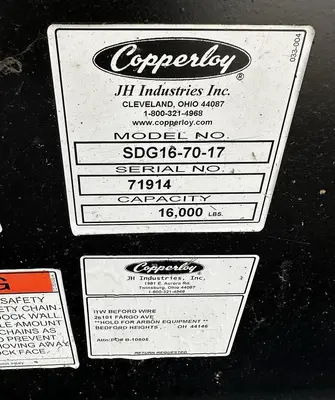 Used COPPERLOY SDG16-70-17 Dock Levelers Ohio US | Surplus Asset Holdings #1226389