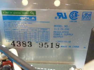 USED SOLA ELECTRIC SLS-24-036
