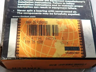 NEW TIMKEN 306KZ6FS50000
