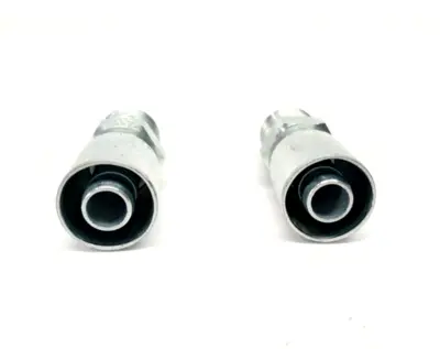 08E-108 | Danfoss Weatherhead  Male Pipe Crimp Hose Fitting 1/2" Tube 1/2" NPT 2PK - New Other