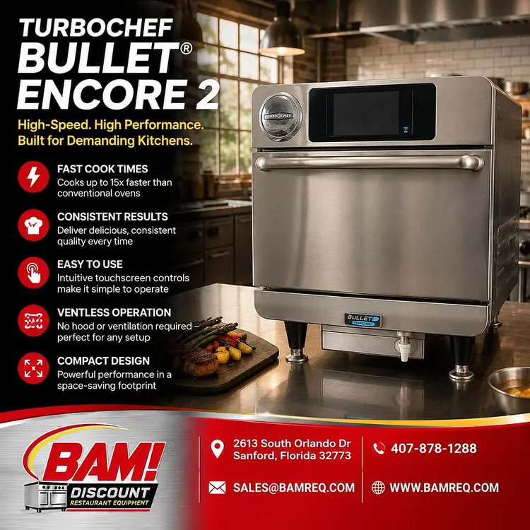 Used TURBOCHEF ENCORE2 Electric Ovens Tennessee US | BAM Discount Restaurant Equipment #1324364