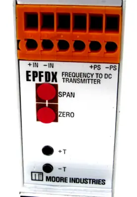 NEW MOORE INDUSTRIES EPFDX/R/4-20MA/12-42DC-RF ISOLATOR EPFDXR420MA1242DCRF
