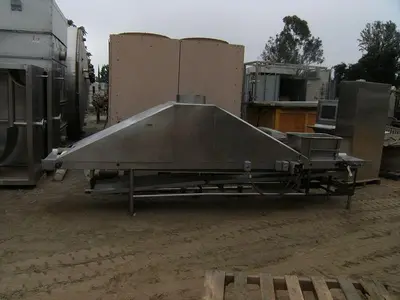 Conveyor, Belt, 16" x 12'6", Cooling, Plastic, Portable #S740454