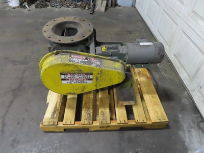 10"  Rotary Airlock, used, 1 hp