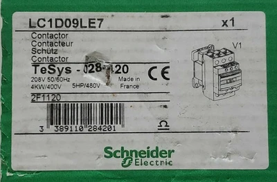 NEW Schneider LC1D09LE7