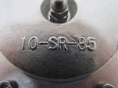 10-SR-85 1000 WOG CF8M Stainless Steel 1-1/2" Tri Clover Ball Valve w/Actuator