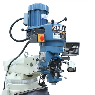 New | in-Stock BAILEIGH VM-942E-1-220V Vertical Mills Illinois US | Olympus Machinery Group #1350341