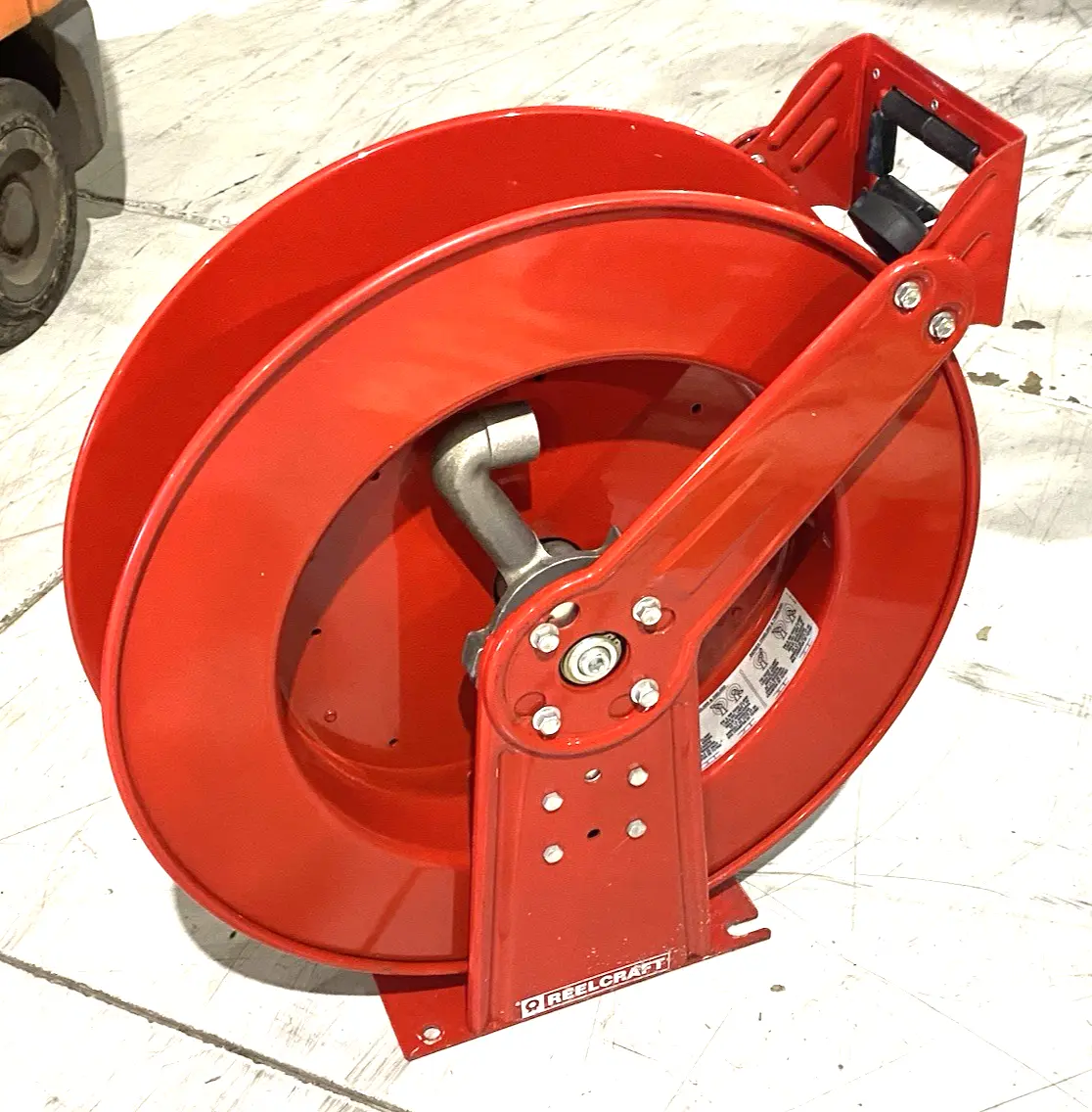 Used Reelcraft Spring-Return Dual-Pedestal Hose Reel Material Handling (misc) Michigan US | Maverick Industrial Sales #1395465