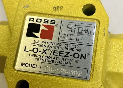 Used ROSS Y1523B4102 Pump & Valve Parts Ohio US | Surplus Asset Holdings #1239355