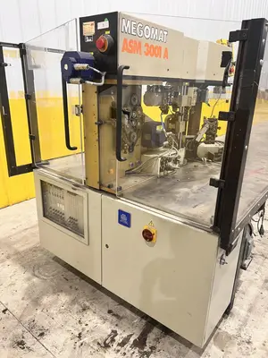 MEGOMAT MODEL #ASM3001A WIRE CUTTING & PROCESSING MACHINE: STOCK #20096