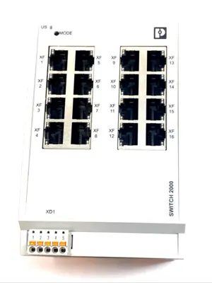 USED PHOENIX CONTACT MANAGED ETHERNET SWITCH 16-PORT FL SWITCH 2116