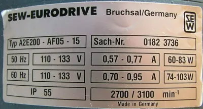 NEW SEW EURODRIVE KA77DT100LS4VS GEAR REDUCER 88.97:1 DFT100LS4VS 3HP