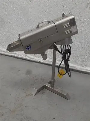 BWI Manesty stainless steel table deduster.