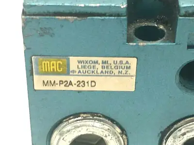MM-P2A-231D | MAC Valves  Manifold Base 1/2" NPTF - Used