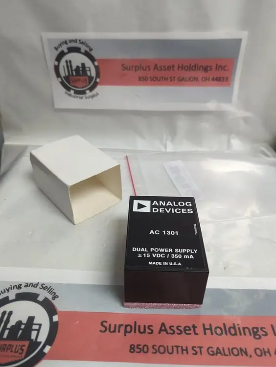 New | in-Stock ANALOG DEVICES AC 1301 1 Miscellaneous Equipment (Electrical & Power) | Surplus Asset Holdings #1192683