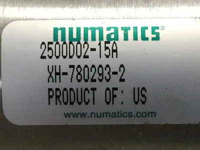 USED NUMATICS 2500D02-15A