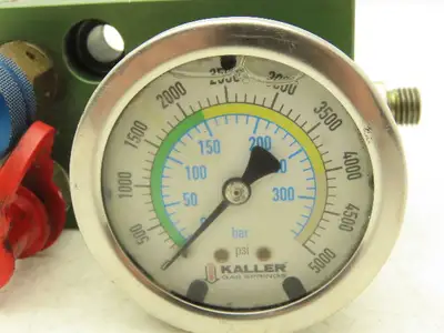 Kaller CP-100 Gas Pressure Regulator Panel With 5000 PSI Gauge & Manifold