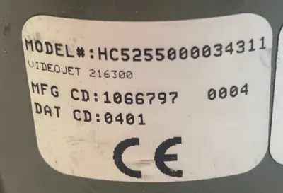 USED DYNAPAR CONTROLS HC5255000034311 ENCODER 216300
