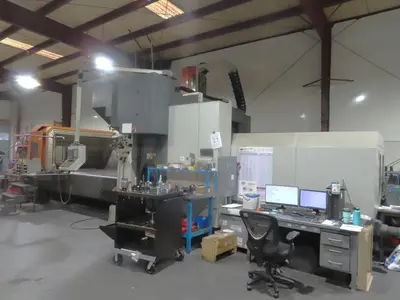 USED 2009 VISIONWIDE VTEC VF-4000 DOUBLE COLUMN STYLE BRIDGE MILL
