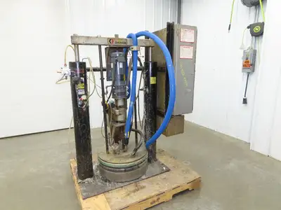 Graco Thermo Flow 55G Hot Melt Drum Unloader 55 Gallon 240V 3Ph READ