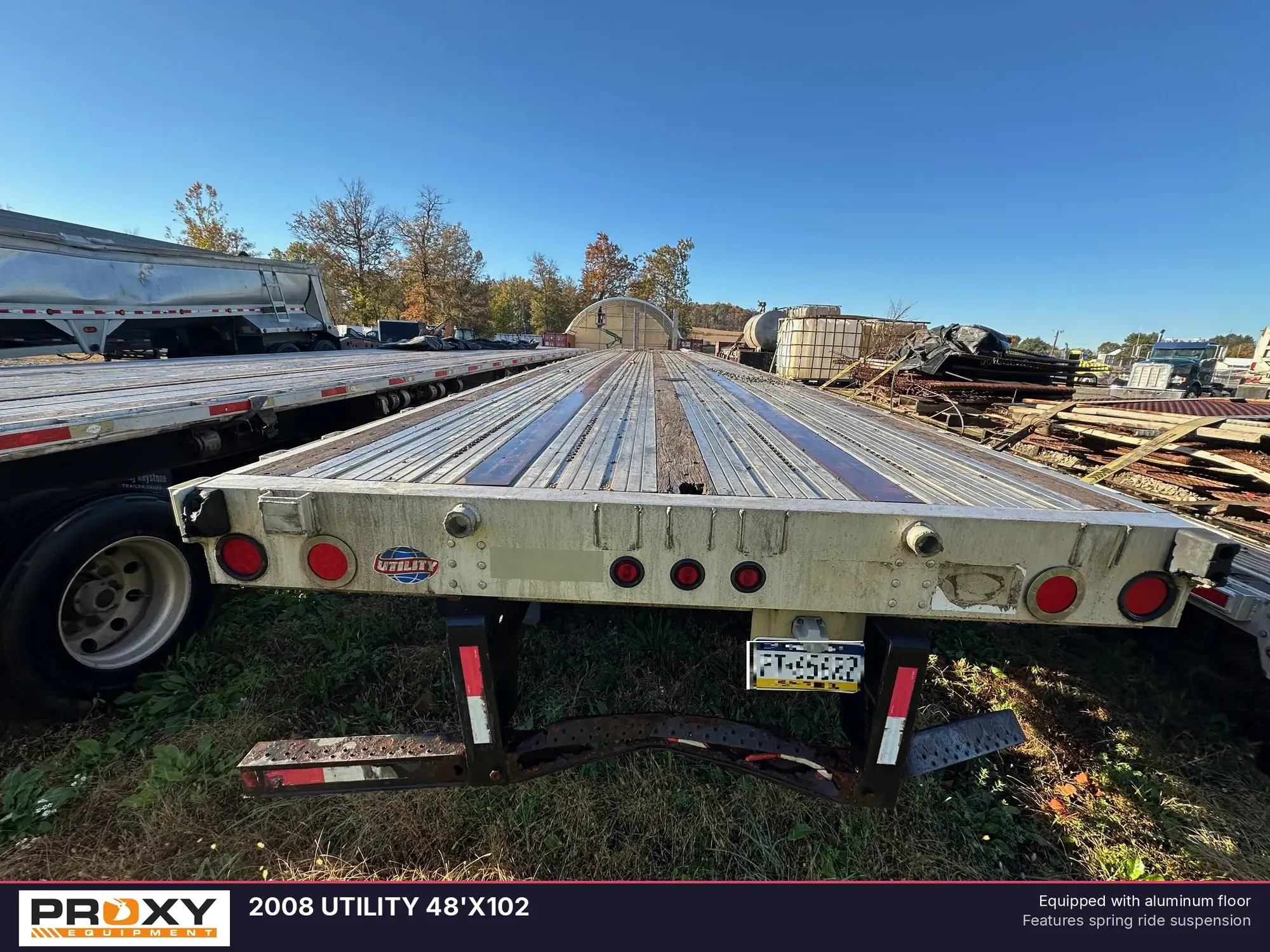 Used 2008 UTILITY 48'X102 Flatbed Trailers Pennsylvania US | Proxy Equipment #1379054