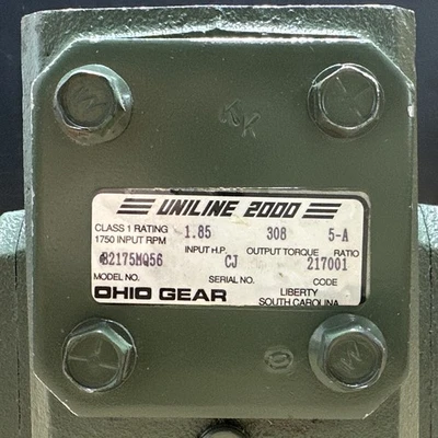 NEW Ohio Gear B2175MQ56