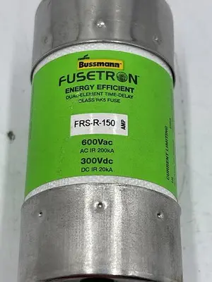 Used BUSS/ FUSETRON FRS-R-150 BUSS/ FUSETRON FRS-R-150 Fuses | ND Industrial Surplus #1214907