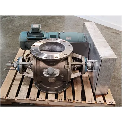 Used 10" Stainless Steel Flo-Tronics Rotary Airlock Feeder Valve