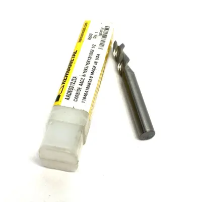 3854739 | Kennametal  KenCut™ Square End Mill 3 Flutes Plain Shank AADE0312J3A - New – Open box