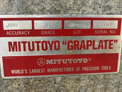 USED MITUTOYO GRAPLATE