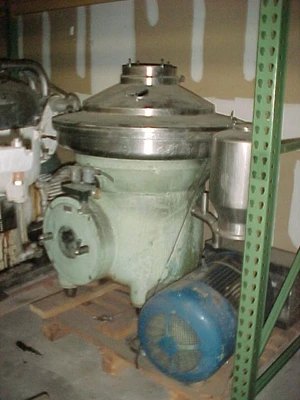 Westfalia SAKP 20036 hermetic clarifier centrifuge, 316SS.