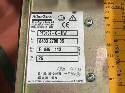 Used 2006 ATLAS COPCO PF3107CHW Tooling & Accessories (Other) Ohio US | HGR 24 #1446025