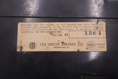 ITE EE2 ET1561 2 Pole 15 Amp Circuit Breaker 240 VAC STOCK B-615