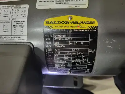 USED BALDOR IDNM3538