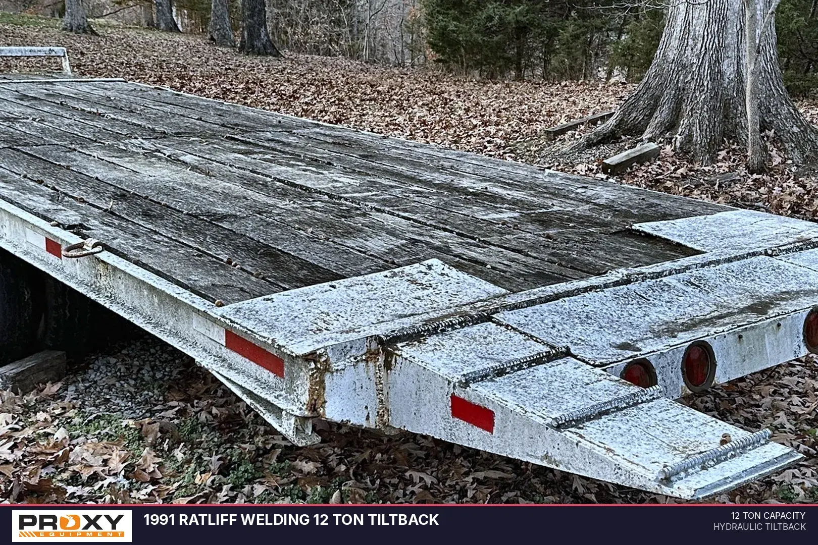Used 1991 RATLIFF WELDING 12 TON TILTBACK Tiltbed Trailers Kentucky US | Proxy Equipment #1384925
