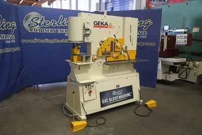 Used GEKA HYD 100 Ironworkers California US | Sterling Machinery Exchange #1466791