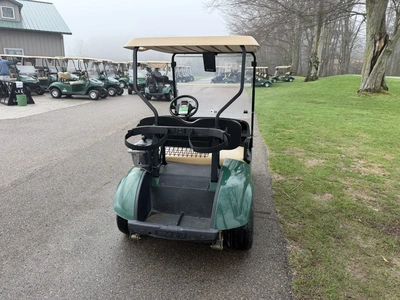 (1) 2015 E-Z-Go golf cart with a Kawasaki gas engine, includes Club Clear club and ball washer, Club...