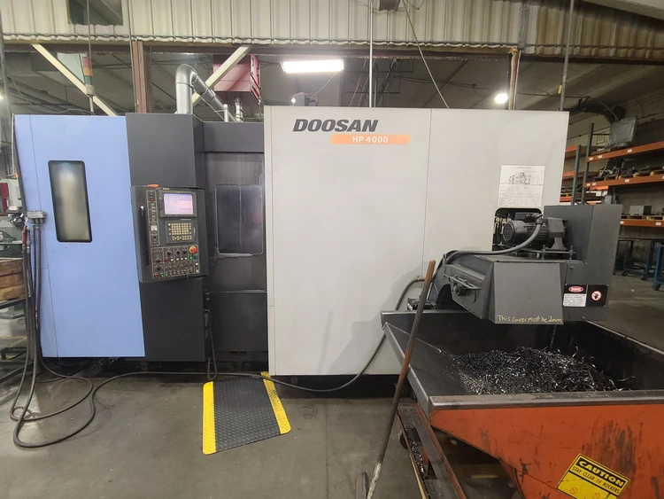 Used 2007 DOOSAN DHP 4000 Horizontal Machining Centers Ohio US | Toolquip, Inc. 7 #27191
