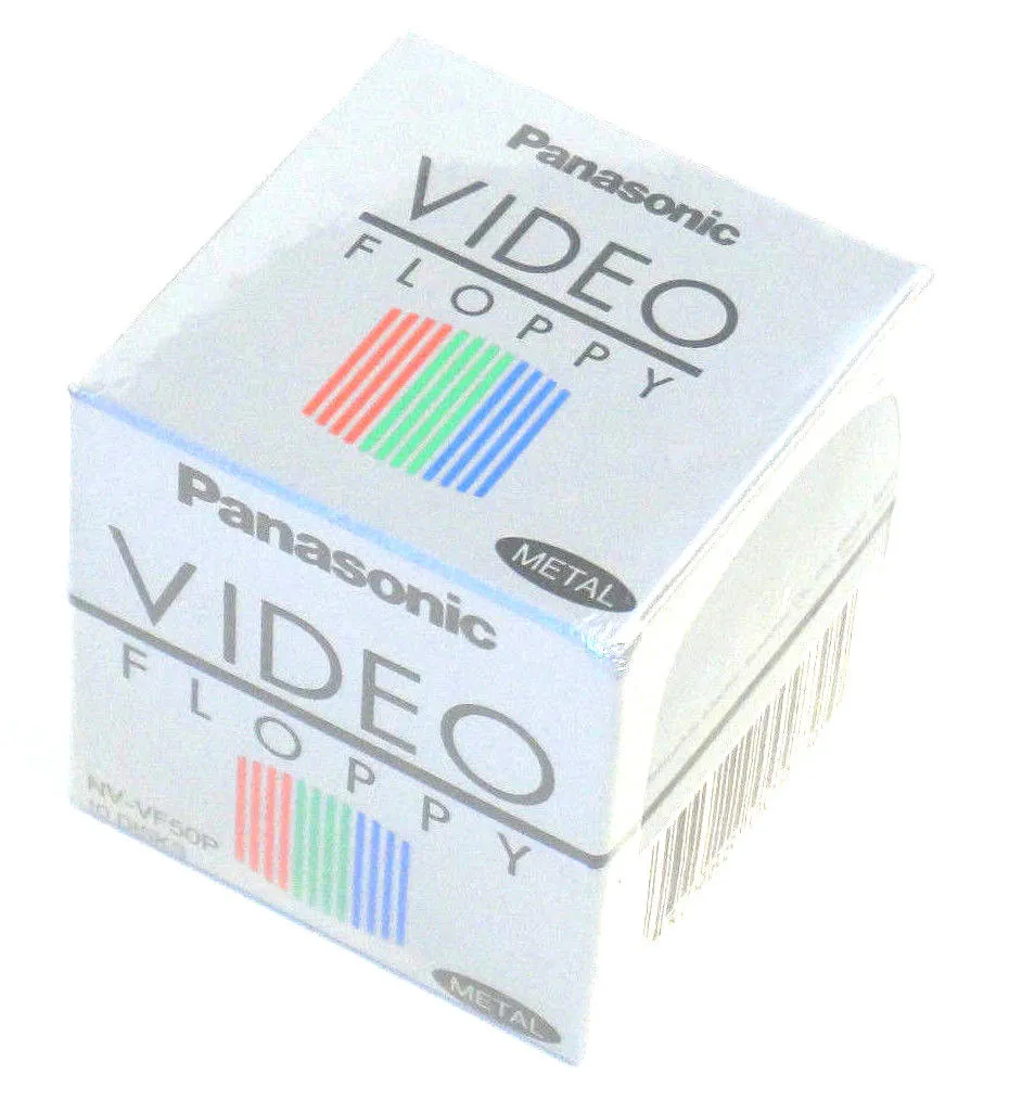 NEW PANASONIC NV-VF50P VIDEO FLOPPY BOX OF 10 NVVF50P